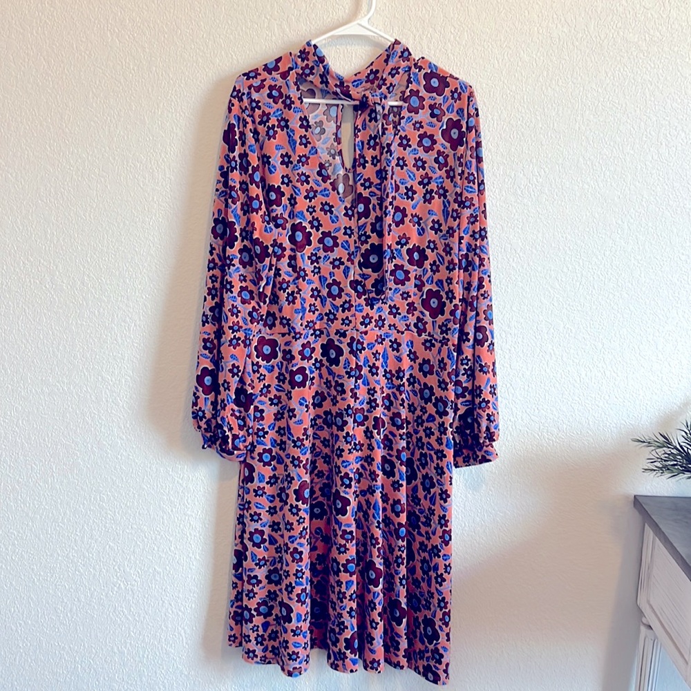 Fun, floral Eloquii dress.
